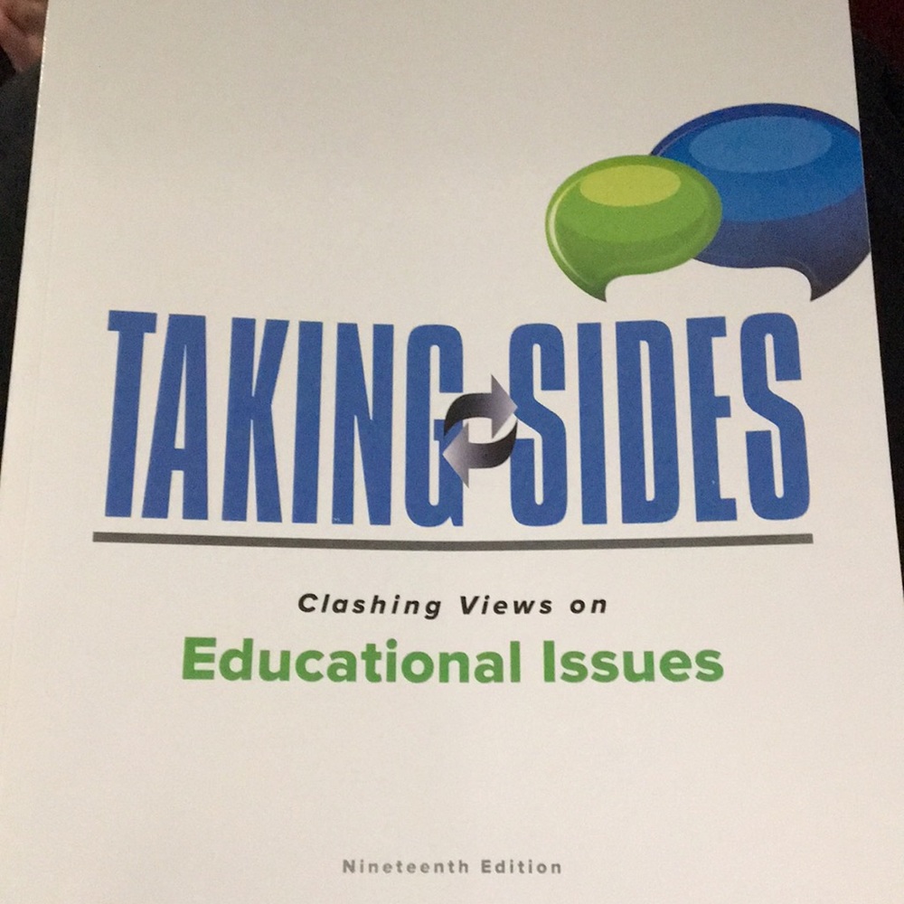 NEW Taking Sides Educational Issues Textbook